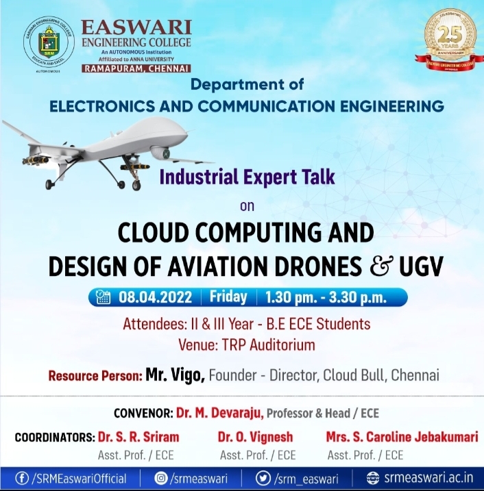 Cloud Computing and Design of Aviation Drones & UGV