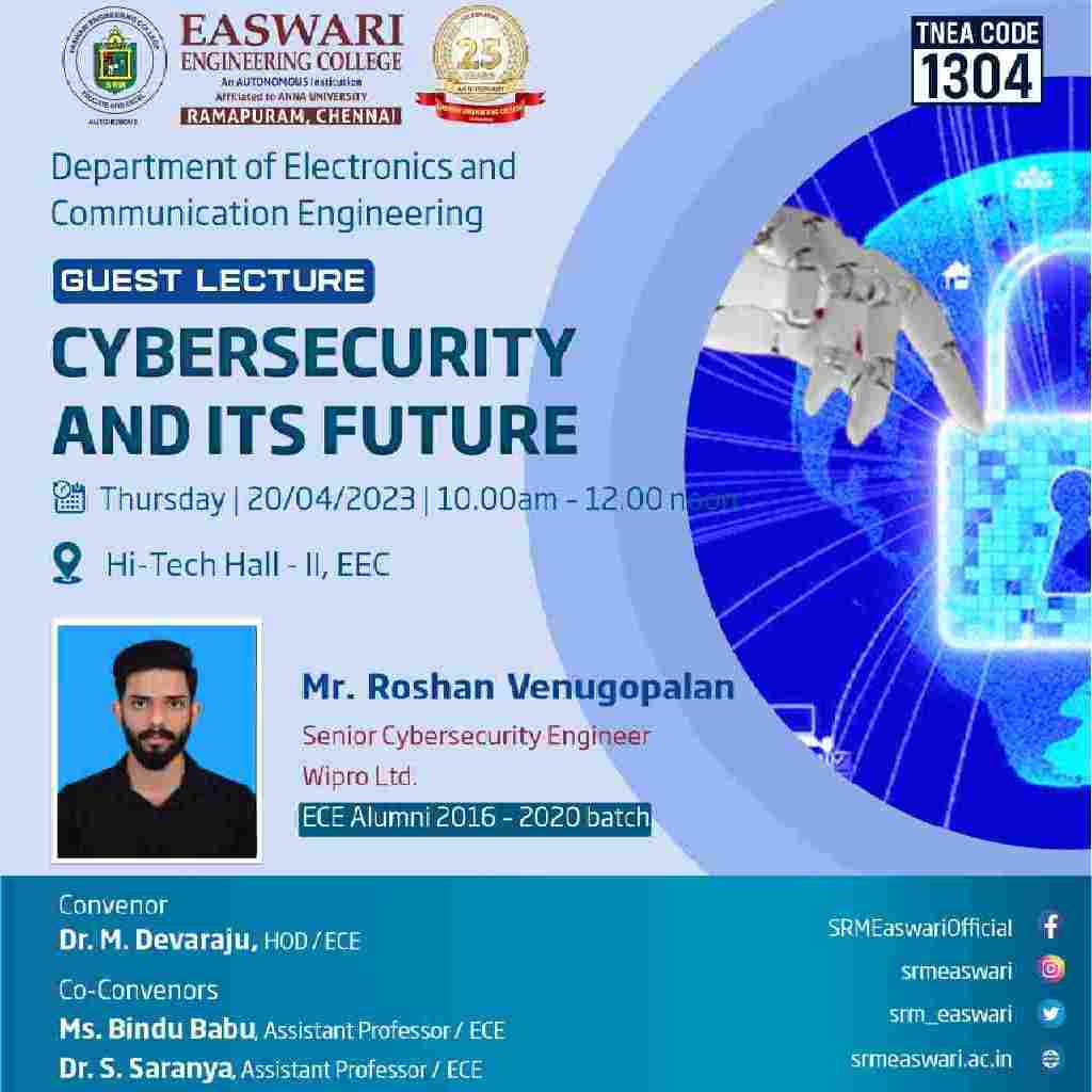 Guest Lecture On  Cybersecurity