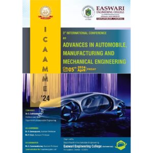 ADVANCES IN AUTOMOBILE, MANUFACTURING AND MECHANICAL ENGINEERING (ICAAMME’24)