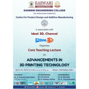Advancements in 3D printing Technology